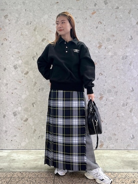 「FEMME」｜「アイテム（スウェット）」を使った、ハヅキさん（レディース・158cm）の秋コーディネート