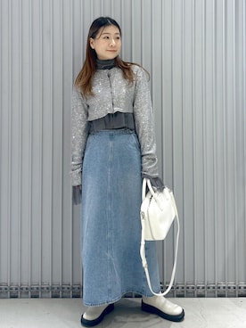 「ROLLA'S（ローラス）のアイテム」を使った、ハヅキさん（レディース・158cm）の冬コーディネート
