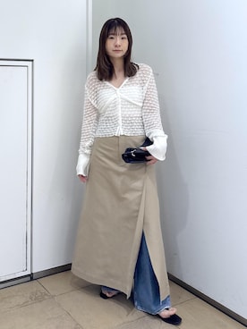 「upperhights（アッパーハイツ）のアイテム」を使った、ハヅキさん（レディース・159cm）の春コーディネート