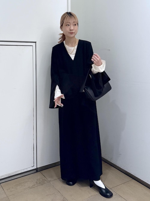 セール】【サステナブル】スリットスリーブワンピース（ワンピース