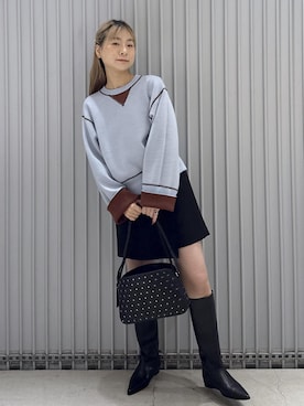 「イエベ春」｜ハヅキさん（レディース・159cm）の秋コーディネート