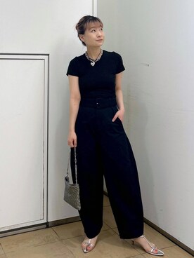 「ビオトープ」｜ハヅキさん（レディース・158cm）の春コーディネート