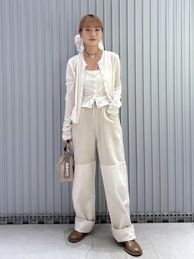「アイテム（シュシュ）」を使った、ハヅキさん（レディース・159cm・20代）の秋コーディネート
