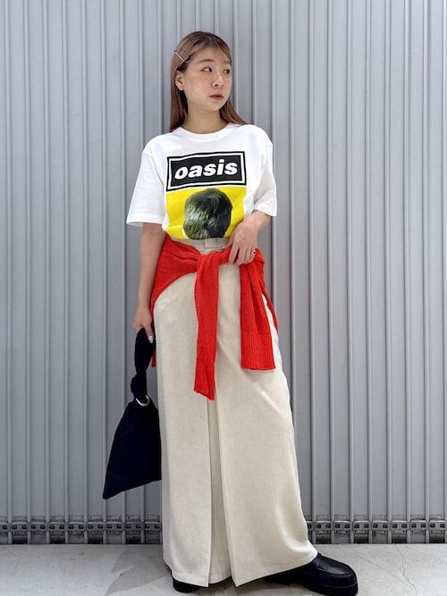 【逸品】ハイウエストベンツタックスカート