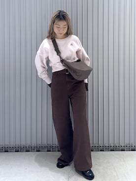 ハヅキさん（レディース・159cm）の冬コーディネート