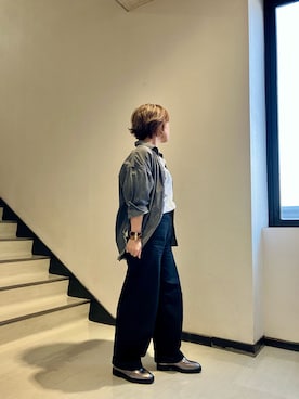 「アイテム（ドレスシューズ）」を使った、HIMIKO　浦和伊勢丹さん（レディース・155cm）の秋コーディネート