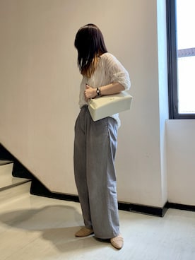 「NICAL（ニカル）のアイテム」を使った、HIMIKO　浦和伊勢丹さん（レディース・160cm）の春コーディネート