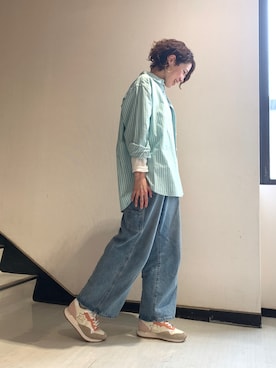 「アトランティックスターズ」｜HIMIKO　浦和伊勢丹さん（レディース・165cm）の春コーディネート