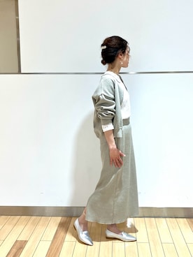 「ポインテッドトゥ」｜HIMIKO　浦和伊勢丹さん（レディース・164cm）の春コーディネート