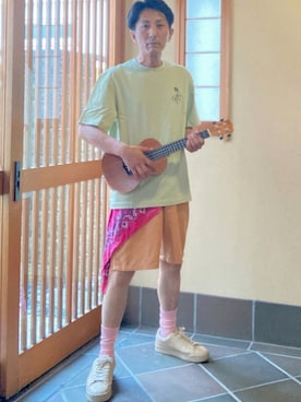 「ウクレレ」｜オッパみさん（メンズ・164cm）の夏コーディネート