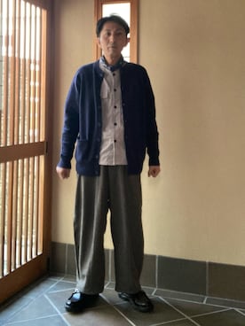 「SMITH'S（スミス）のアイテム（トップス）」を使った、オッパみさん（メンズ・164cm）の秋コーディネート