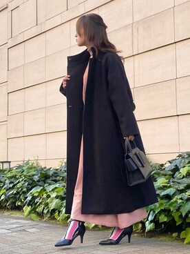 「MILLION CARATS（ミリオンカラッツ）のアイテム（その他アウター）」を使った、しばさん（レディース・158cm）の冬コーディネート