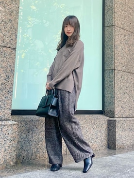 しばさん（レディース・158cm）の秋コーディネート