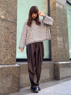 しばさん（レディース・158cm）の冬コーディネート