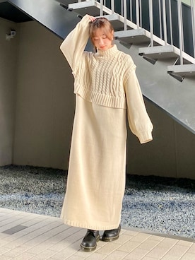 しばさん（レディース・158cm）の冬コーディネート