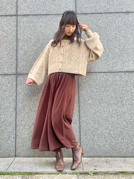 しばさん(レディース・158cm)の冬コーディネート