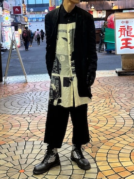 「アイテム（テーラードジャケット）」を使った、ryuseiiさん（メンズ・183cm・20代）の秋コーディネート