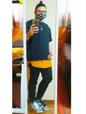 「チャイハネ（チャイハネ）のアイテム（トップス）」を使った、smilingoodsunさん（メンズ・175cm）の春コーディネート