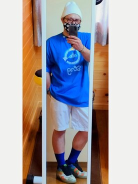 「LRG（エルアールジー）のアイテム」を使った、smilingoodsunさん（メンズ・175cm）の夏コーディネート