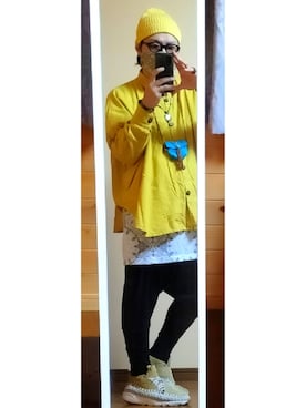 「チャイハネ（チャイハネ）のアイテム（ネックレス）」を使った、smilingoodsunさん（メンズ・175cm）の秋コーディネート