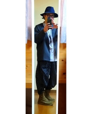 「初秋コーデ」｜「アイテム（セットアップ）」を使った、smilingoodsunさん（メンズ・175cm）の秋コーディネート