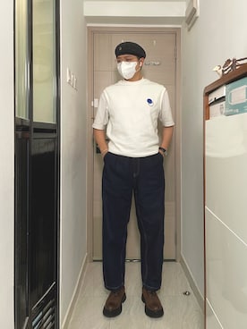 「initial（イニシャル）のアイテム」を使った、Marc_1212さん（メンズ・170cm）の春コーディネート