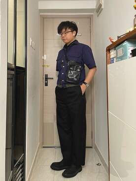 「ADLIB（アドリブ）のアイテム」を使った、Marc_1212さん（メンズ・170cm）の春コーディネート