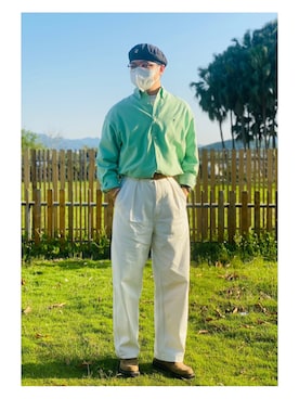 「initial（イニシャル）のアイテム」を使った、Marc_1212さん（メンズ・170cm）の春コーディネート