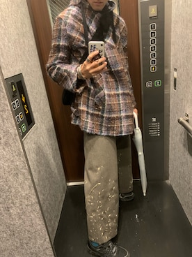 「NICHOLAS DALEY（ニコラスデイリー）のアイテム（ジャケット/アウター）」を使った、わたるさん（メンズ・181cm）の秋コーディネート