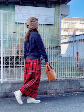 「genten（ゲンテン）のアイテム」を使った、ゆうきさん（レディース・158cm）の春コーディネート