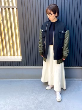 「LUCA/LADY LUCK LUCA（ルカ/レディラックルカ）のアイテム（スカート）」を使った、miito0515さん（レディース・160cm）の冬コーディネート