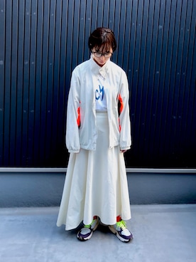 「LUCA/LADY LUCK LUCA（ルカ/レディラックルカ）のアイテム（スカート）」を使った、miito0515さん（レディース・160cm）の春コーディネート