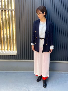 「MACPHEE（マカフィー）のアイテム（ジャケット/アウター）」を使った、miito0515さん（レディース・160cm）の冬コーディネート