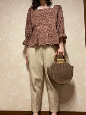 おもち☺︎さん(レディース・160cm)の春コーディネート