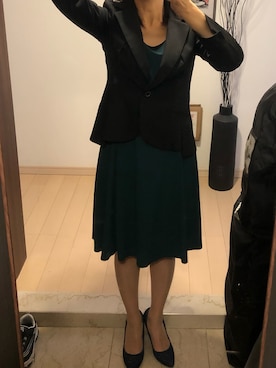 「theory（セオリー）のアイテム（ワンピース/ドレス）」を使った、NKさん（レディース・156cm）の夏コーディネート