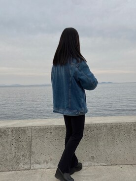 「夢展望（ユメテンボウ）のアイテム（パンツ）」を使った、ree4830976さん（レディース・155cm）の冬コーディネート