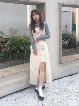 OTOHAさん（レディース・156cm）の冬コーディネート