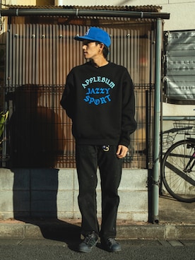 「APPLEBUM」｜「アイテム（帽子）」を使った、daichiさん（メンズ・170cm）の冬コーディネート