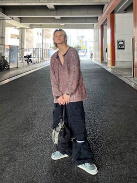 「DIESEL（ディーゼル）のアイテム」を使った、WATARUさん（メンズ・171cm）の夏コーディネート