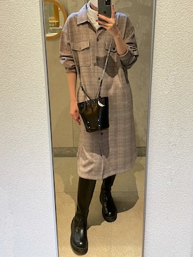 「EMODA」｜「アイテム（その他）」を使った、ayk__さん（レディース・169cm）の冬コーディネート