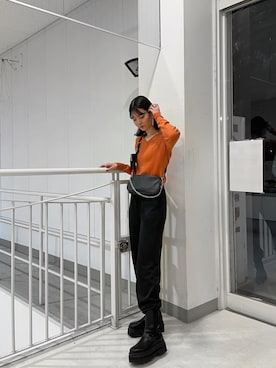 「EMODA」｜「アイテム（その他）」を使った、ayk__さん（レディース・169cm）の冬コーディネート