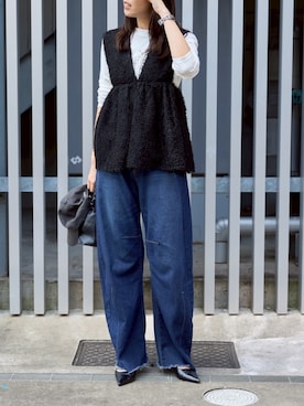 HISAさん（骨格ウェーブ・レディース・170cm）の秋コーディネート