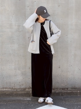 「アイテム（ワンピース/ドレス）」を使った、hisaさん（レディース・170cm）の秋コーディネート