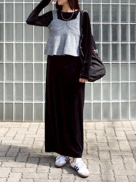 「アイテム（その他トップス）」を使った、hisaさん（レディース・170cm）の秋コーディネート