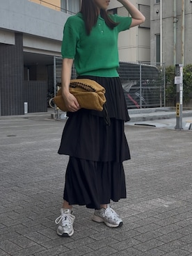 「アイテム（スカート）」を使った、hisa170さん（レディース・170cm）の夏コーディネート