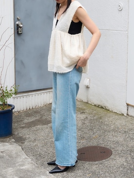 「アイテム（パンプス）」を使った、hisa170さん（レディース・170cm）の夏コーディネート