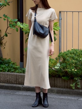 「SHEEN（シーン）のアイテム（バッグ）」を使った、hisaさん（レディース・170cm）の夏コーディネート