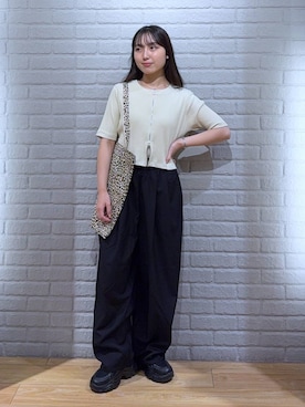 「アイテム（トートバッグ）」を使った、るりこさん（レディース・154cm・20代）の秋コーディネート