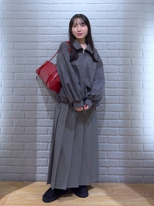 セール】レザーボリュームブルゾン 580814（ブルゾン）｜LOWRYS FARM