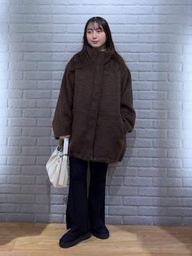 「きれいめ」｜るりこさん（レディース・154cm）の冬コーディネート